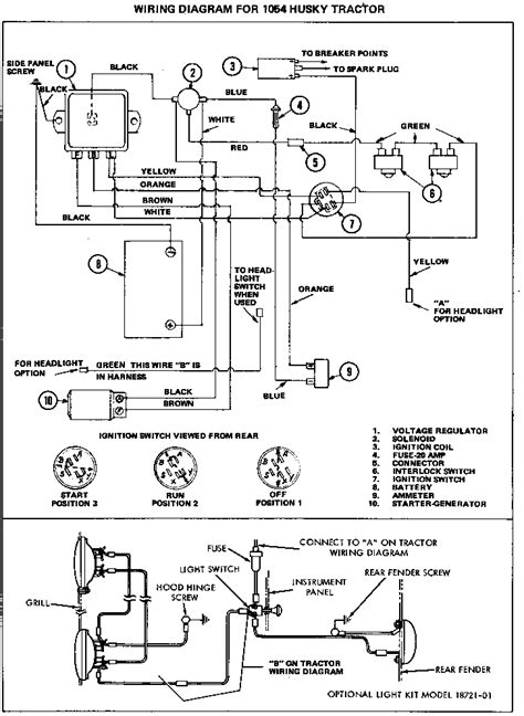 bolens tractor wiring diagram 
